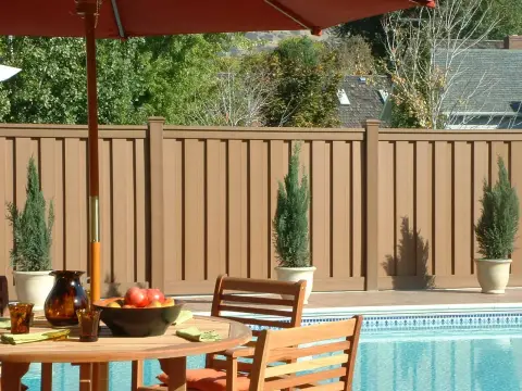 Composite Fencing installed in the Wilmington area