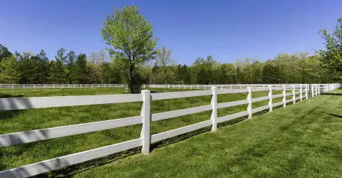 Farm & Rail Fencing installed in the Wilmington area