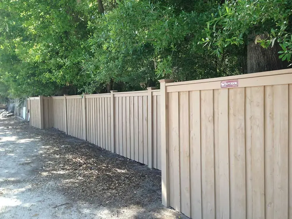 Wood Fencing installed by Superior Fence & Rail of Wilmington